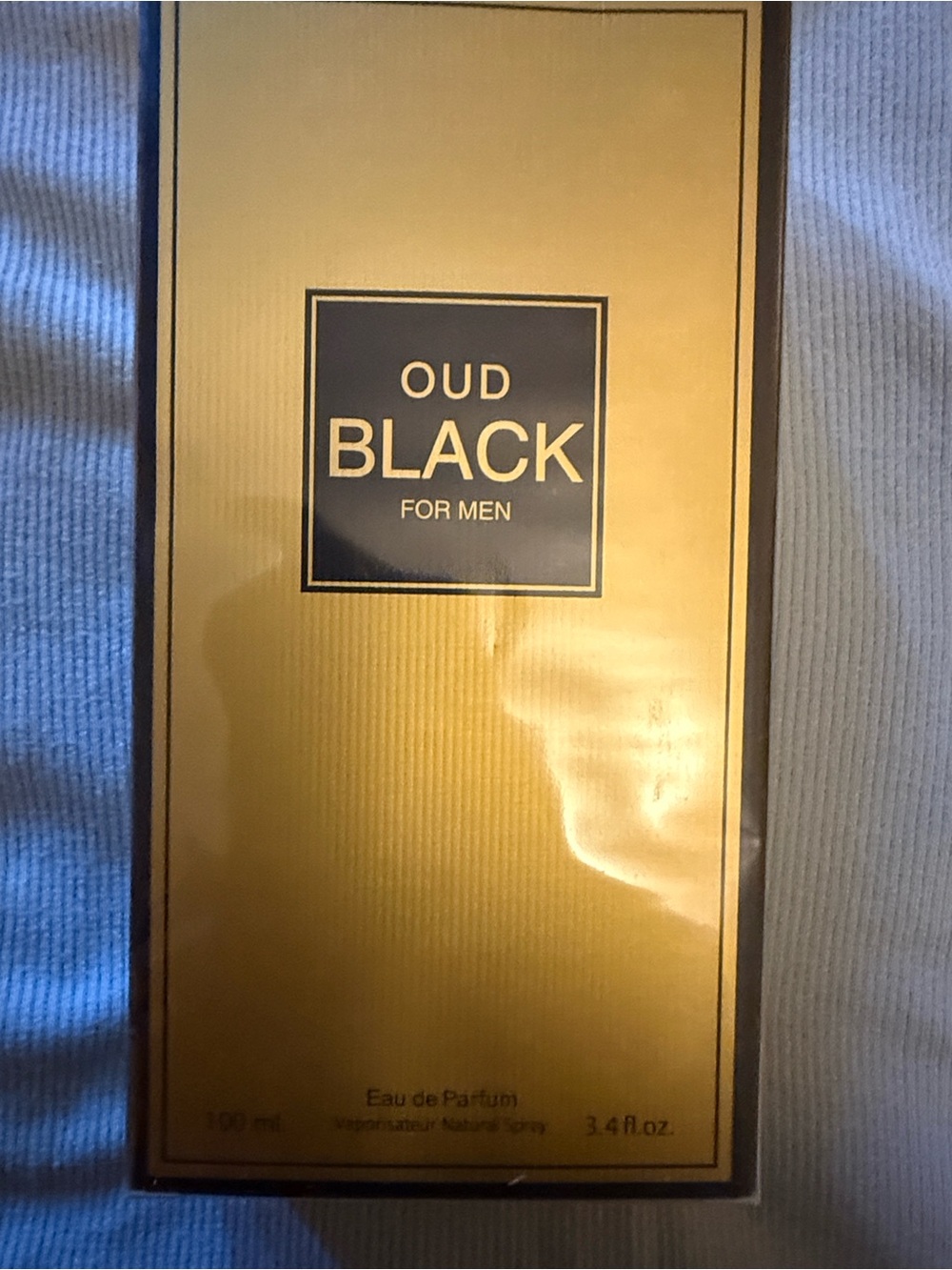 Black Oud For Men – Black & Gold Box